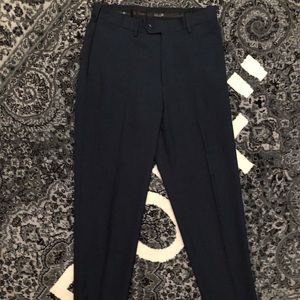 Blue pinstripe dress pants 32/32